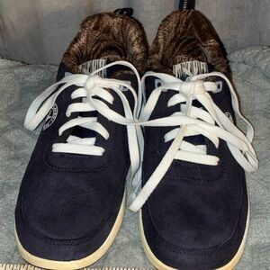 PLAYBOY Navy and White Women's Shoes